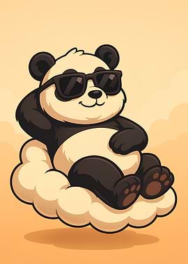 Cool Panda on Cloud