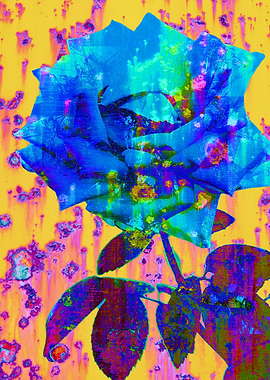 Blue Rose abstract