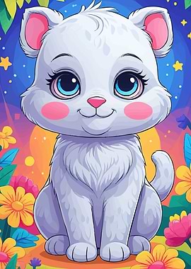 Cute Cartoon Cat