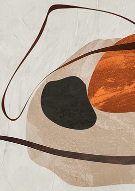 Abstract Shapes in Earth Tones
