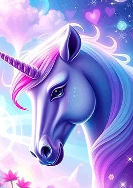 Magical Unicorn Pastel Colors