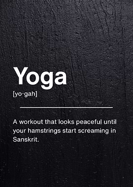 Yoga Funny Definition