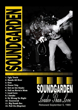 Soundgarden - Louder Than Love Album Art