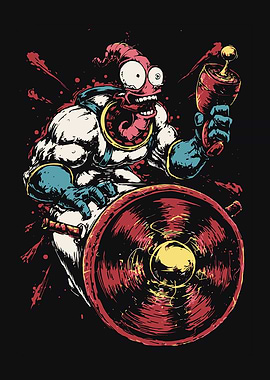 Earthworm Jim Digital Art