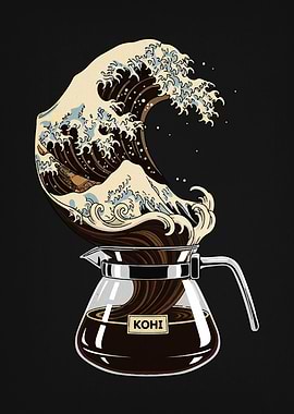 The Great Wave of Coffee