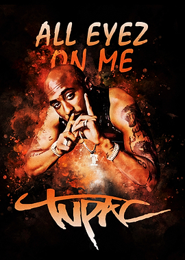 Tupac Shakur 'All Eyez On Me' Portrait