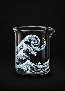 The Great Wave in a Glass
