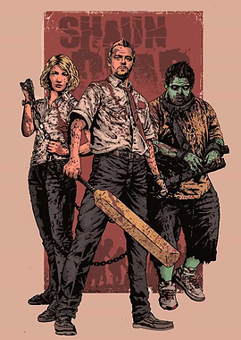 Shaun of the Dead Illustration