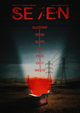 Seven Movie Poster Art