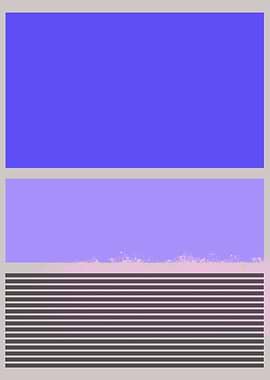 Abstract Color Block and Stripe Art