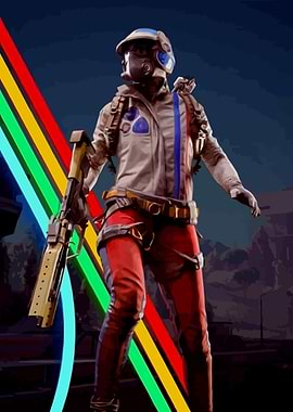 Futuristic Soldier ARC Riders Game Cover Art