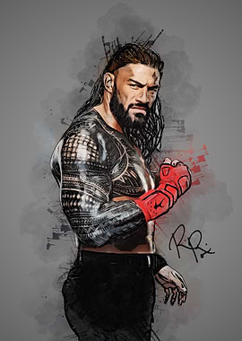 Roman Reigns Illustration