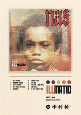 Nas Illmatic Album Cover Art