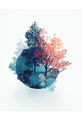 Abstract Trees in Circle
