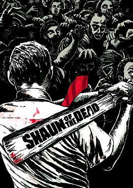 Shaun of the Dead Zombie Horde