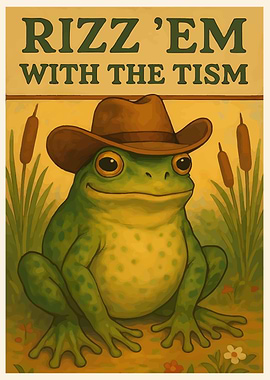 Rizz 'Em With The Tism Frog