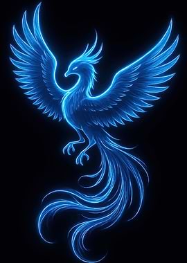 Blue Phoenix Animal