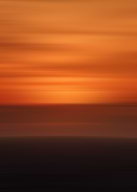 Abstract Sunset Landscape