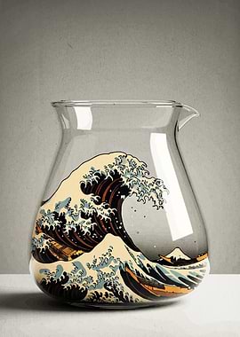 The Great Wave in a Glass