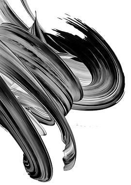 Abstract Black and White Swirls