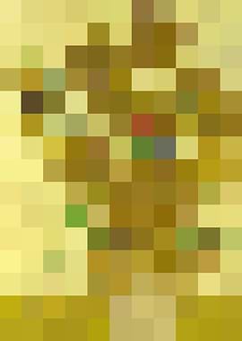 Pixel Art Sunflowers