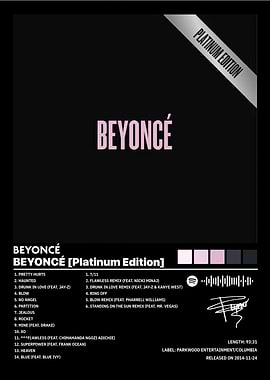 Beyoncé Platinum Edition Beyonce Album Cover