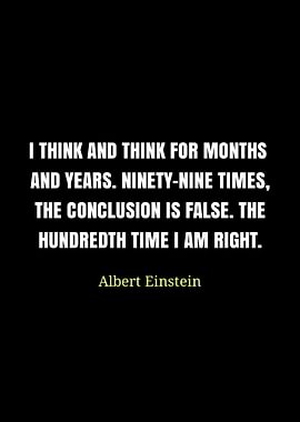Einstein Quote: Perseverance and Insight