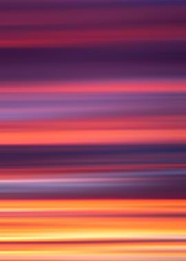Abstract Sunset Blur