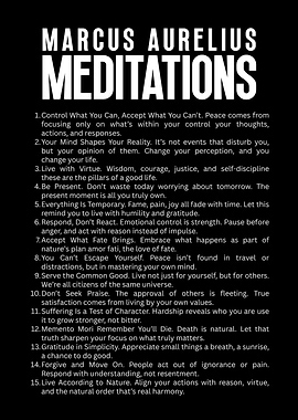 Marcus Aurelius Meditations - Stoic Philosophy