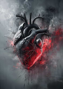 Abstract Broken Heart