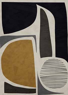 Abstract Geometric Shapes Art