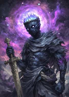 Cosmic King with Sword