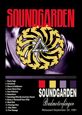 Soundgarden Badmotorfinger Album Cover Art