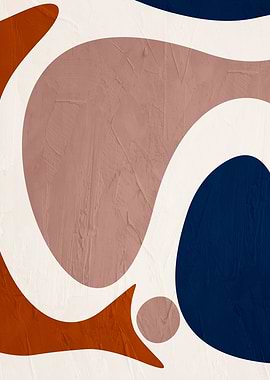 Abstract Shapes in Earthy Tones