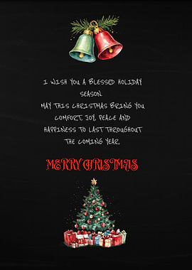 Merry Christmas Holiday Season Greeting