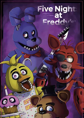 Five Nights at Freddy's characters artwork