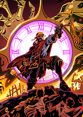 Time Traveler with Gun and Clock