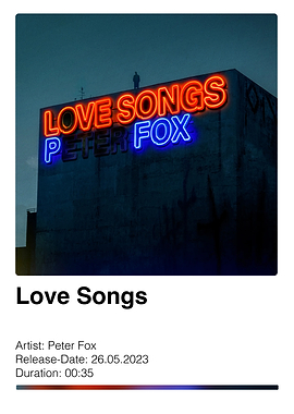 Peter Fox - Love Songs Album Cover
