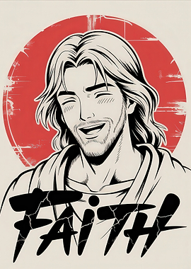 Anime Style Faith Jesus Christ