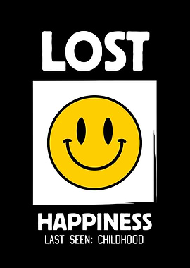 Lost Happiness: Childhood Smiley Face