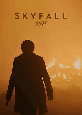 Skyfall 007 Movie Poster Art