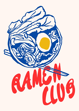 Ramen Club Illustration