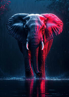 Elephant in the Rain