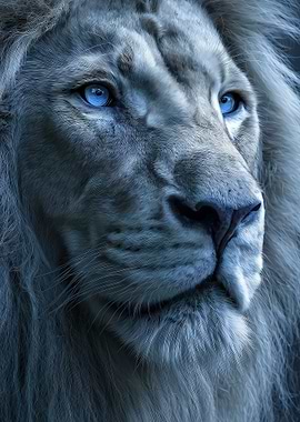 Blue-Eyed Lion