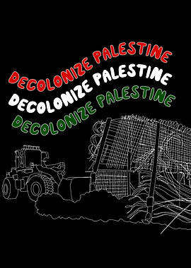 Decolonize Palestine Illustration