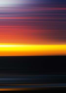 Abstract Sunset Horizon