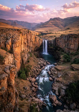 Maletsunyane Falls Africa Waterfall