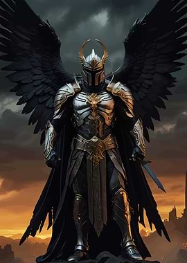 Winged Knight Armor Sword