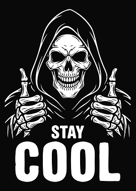 Stay Cool Skeleton Thumbs Up