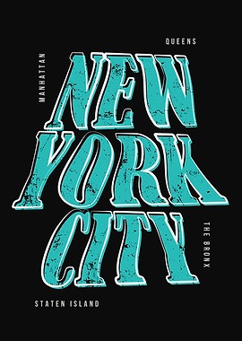 New York City Typography Design